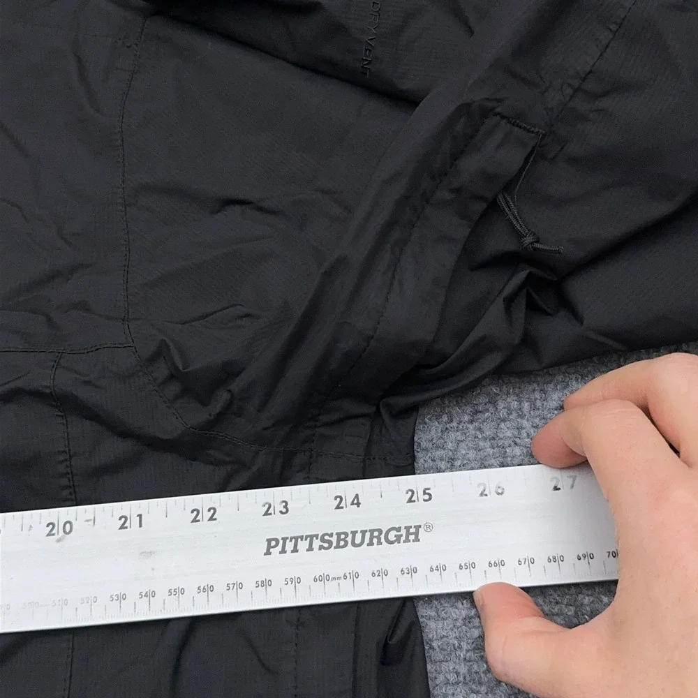 The North Face Venture 2 Dryvent Jacket Men's XL Black Waterproof Rain Shell EUC